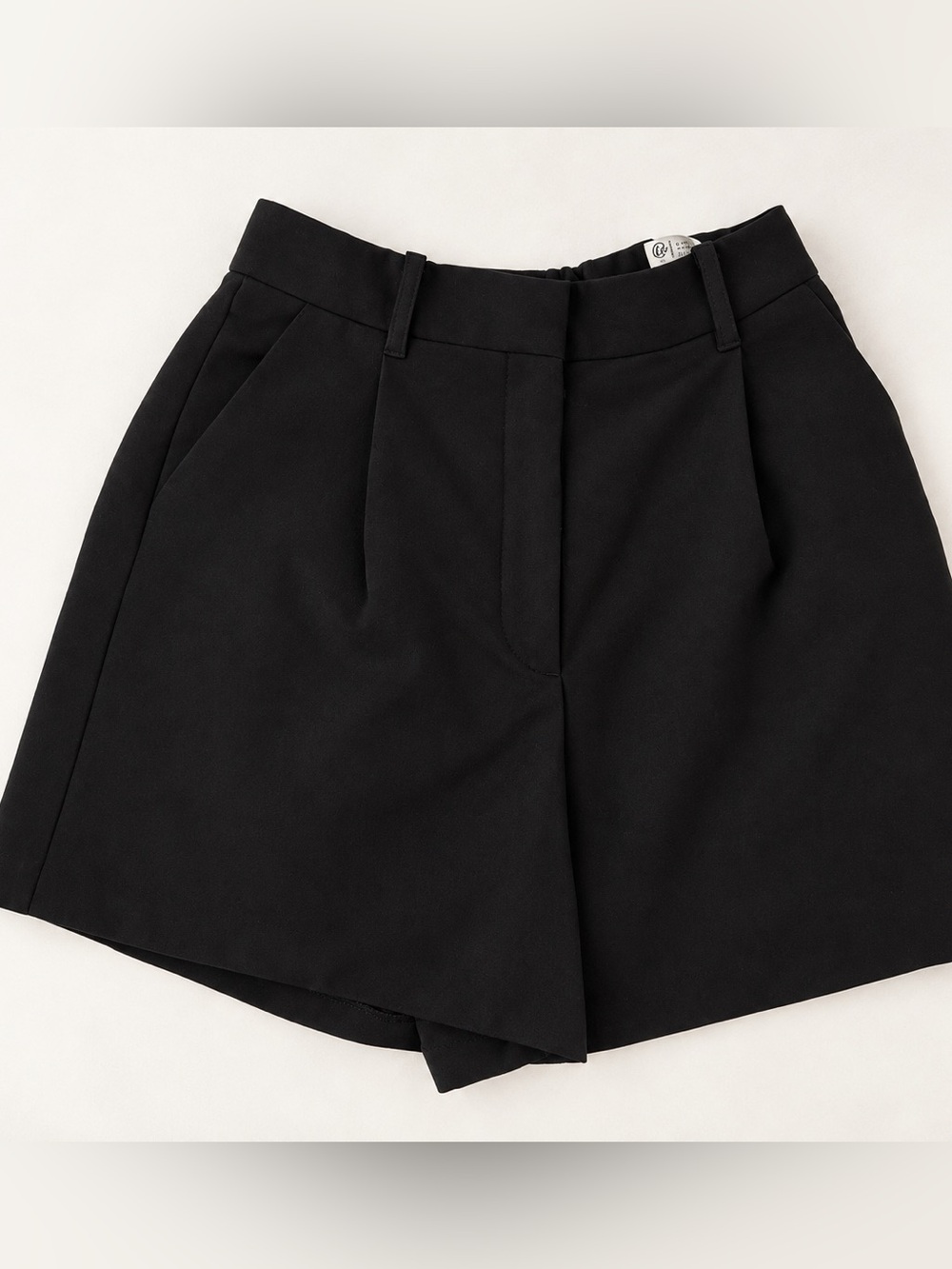 Abercrombie & Fitch Black Tailored Bermuda Shorts